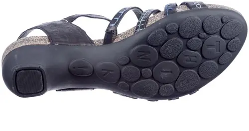 000241-0000 Think! zwart - maat 38 sandaal zwart - maat 38 Calandschoen