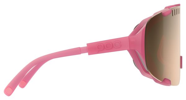 Lunettes Poc Devour Pink Translucent / Brown Silver Mirror