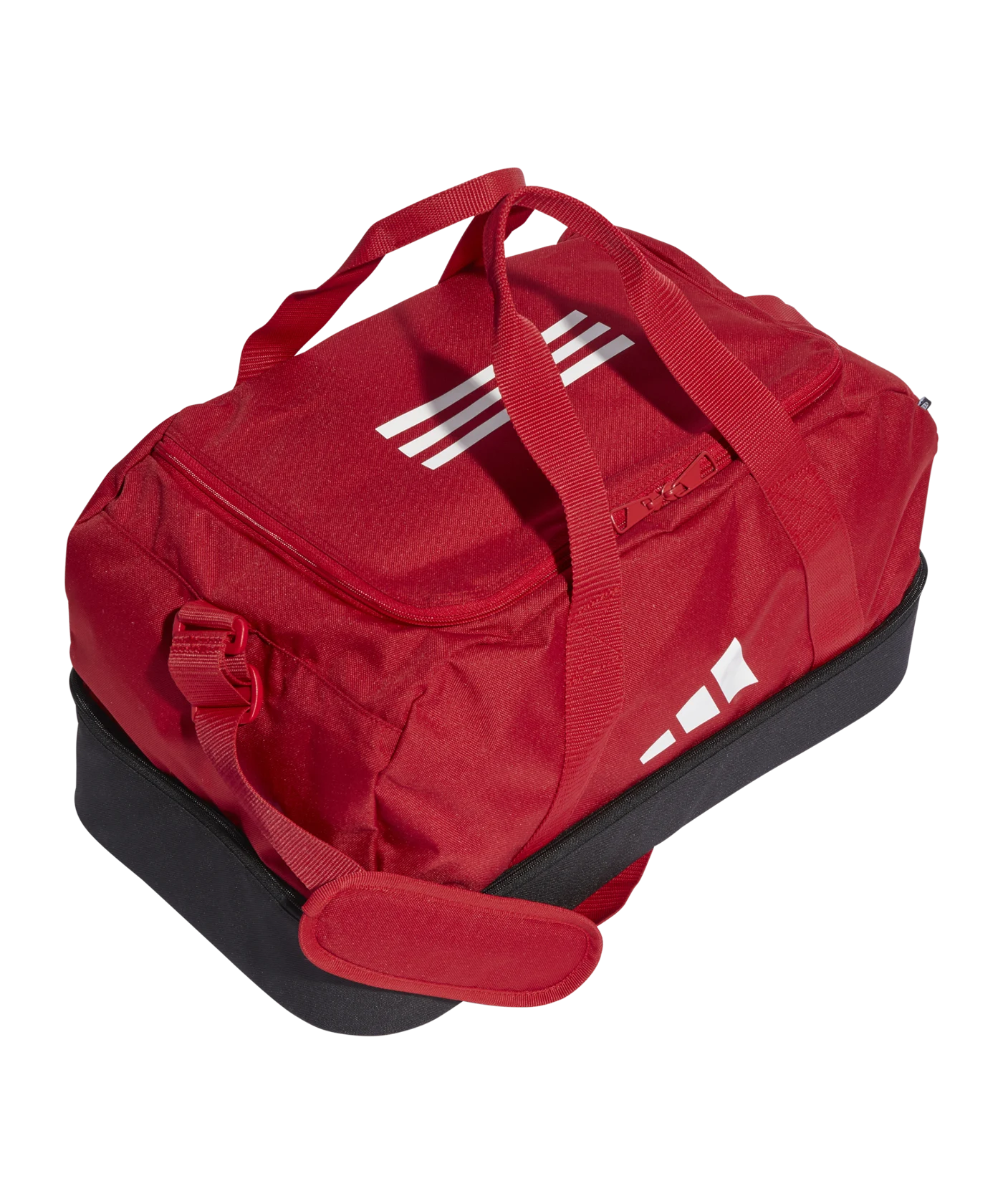 adidas Tiro League Duffel Bag Gr. S Rot Weiss
