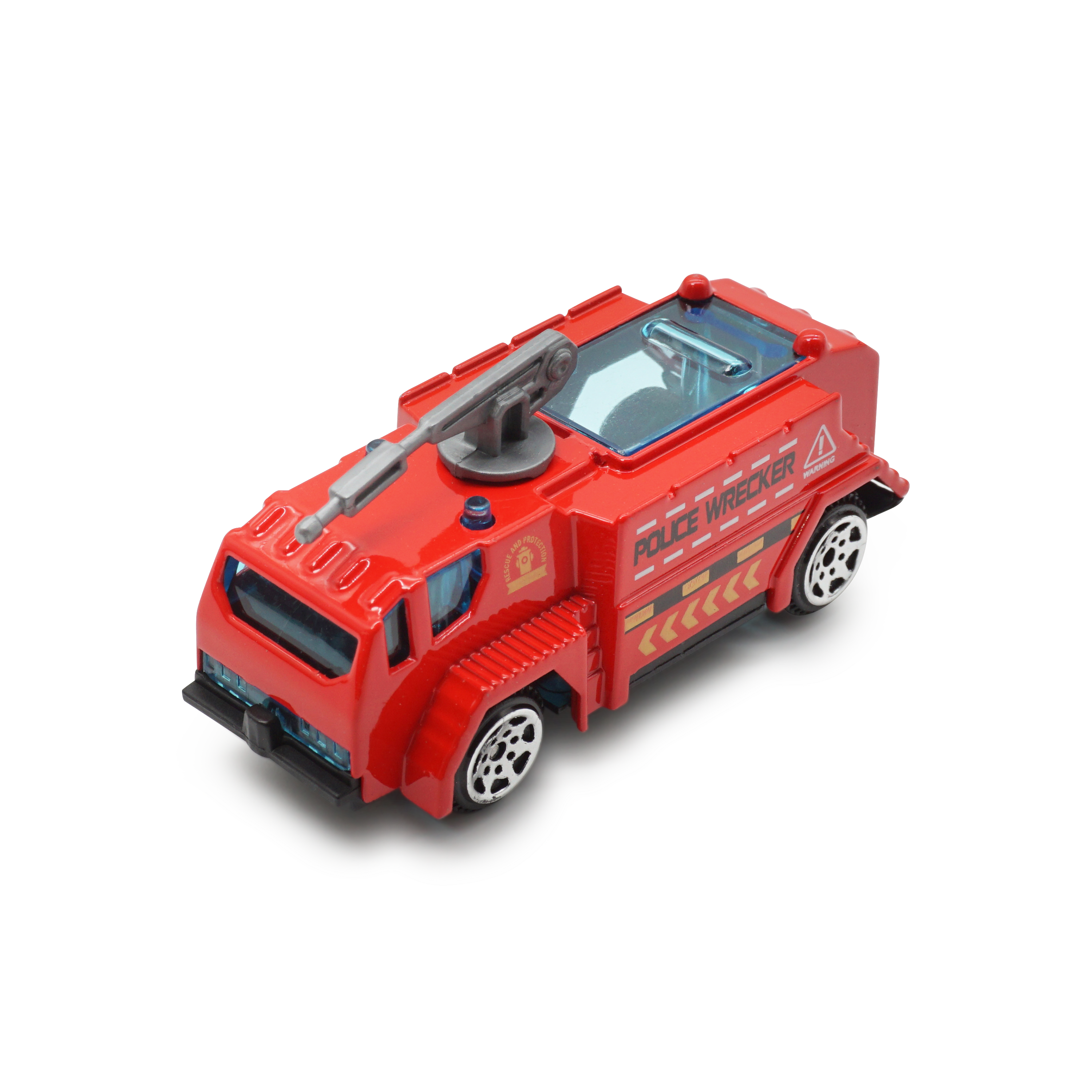 (6er Set) 1:64 Spielzeug Kinder Feuerwehr Auto Fahrzeug - Rot