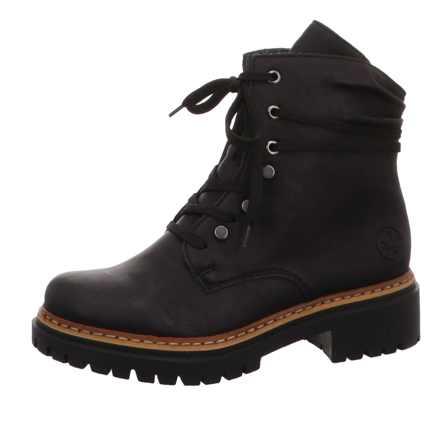 Rieker Schnürstiefel schwarz