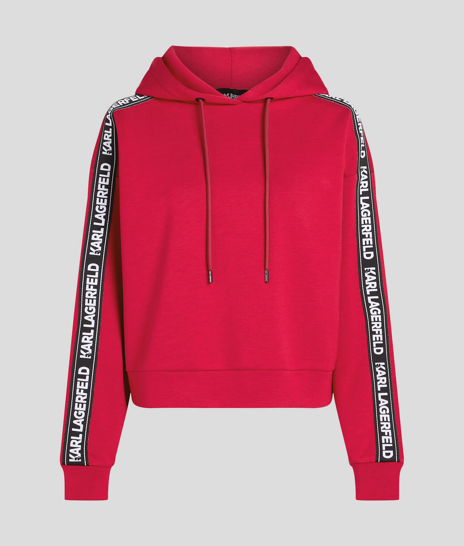 SWEAT À CAPUCHE AVEC GALON À LOGO KARL