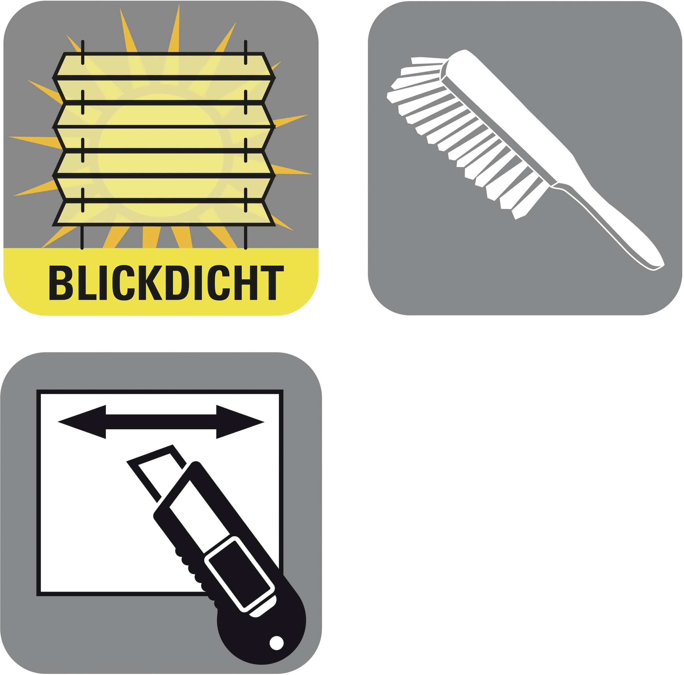 GARDINIA Plissee »Concept Tageslicht« blickdicht mit Bohren verspannt in der Breite kürzbar
