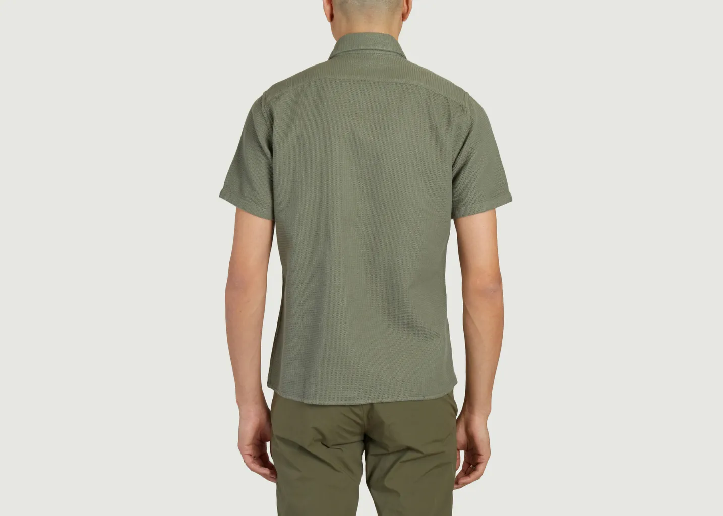Chemise coton bio gaufré JagVi Rive Gauche