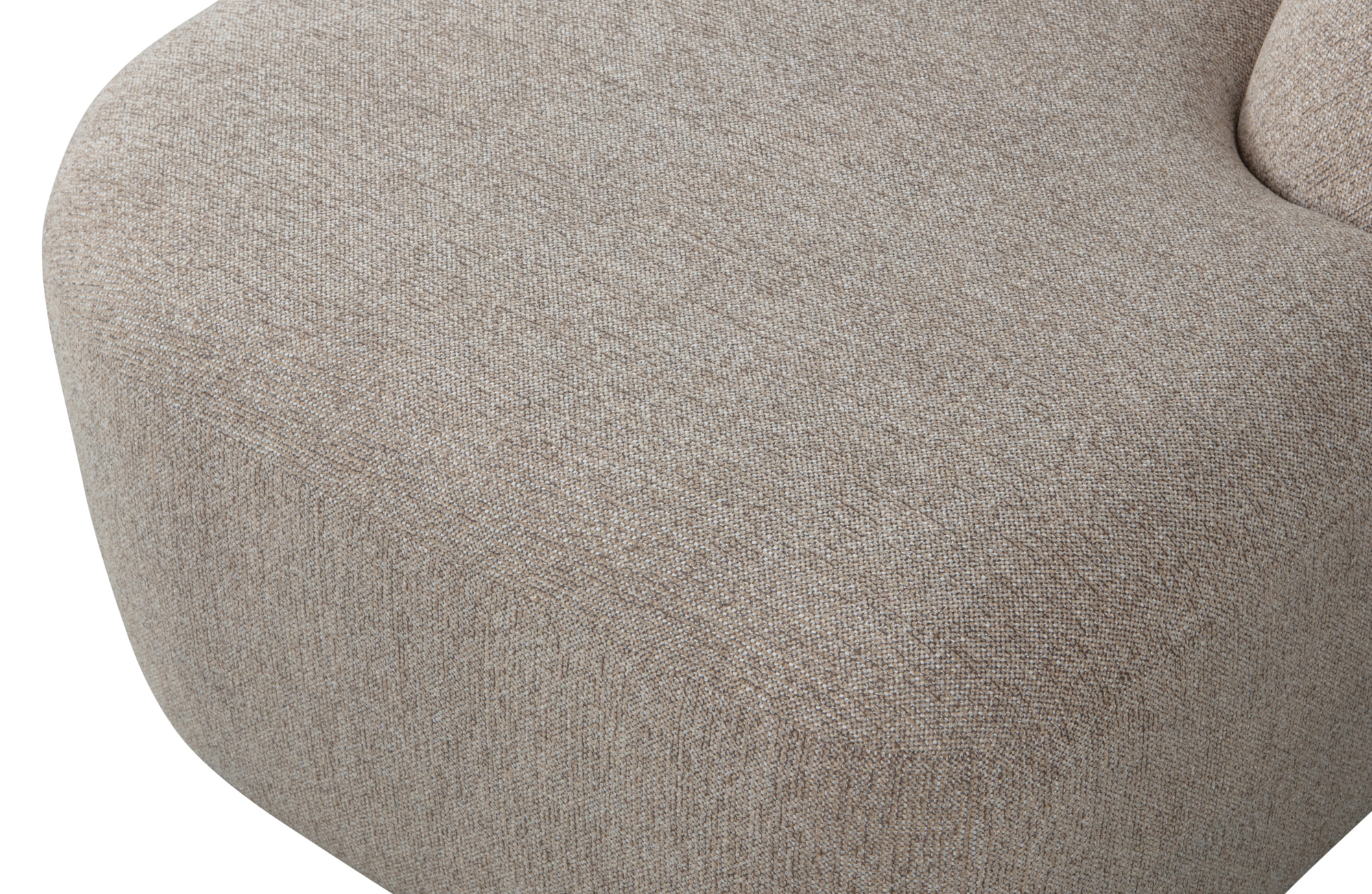BePureHome hoekbank Sloping Naturel Melange - Rechts