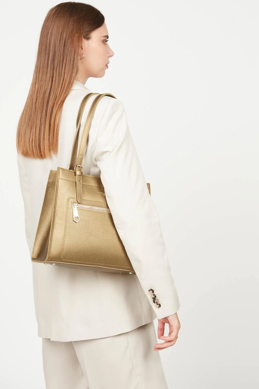 Foulonné Double-Sac cabas épaule