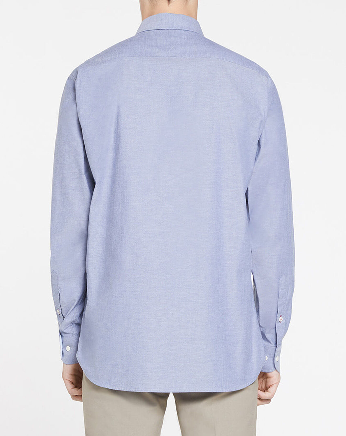 Tommy Hilfiger Chemise droite Refined Oxford Flex bleue