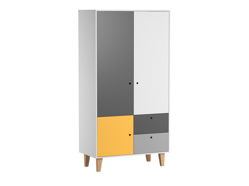 Chambre CONCEPT lit 70x140+commode+armoire Safran - VOX