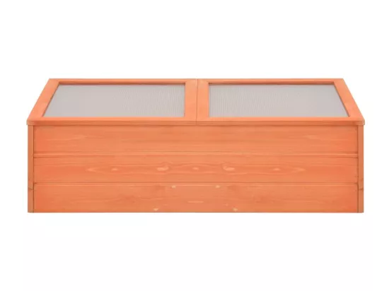 Serre tente abri plante bois marron 100 x 50 x 34 cm 02_0044650