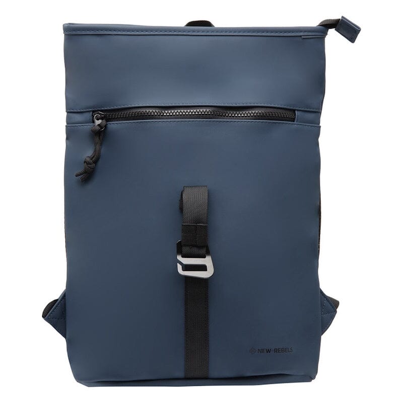 New Rebels Mart S Waterproof Flap Rugzak Navy Blue