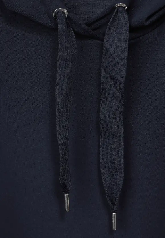 Shirt im Hoodie Style - deep blue