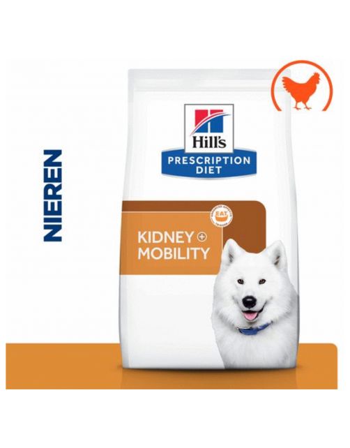 Hill's Prescription Diet K\/D + Mobility - Kidney + Joint Care Zak Kip - Hondenvoer