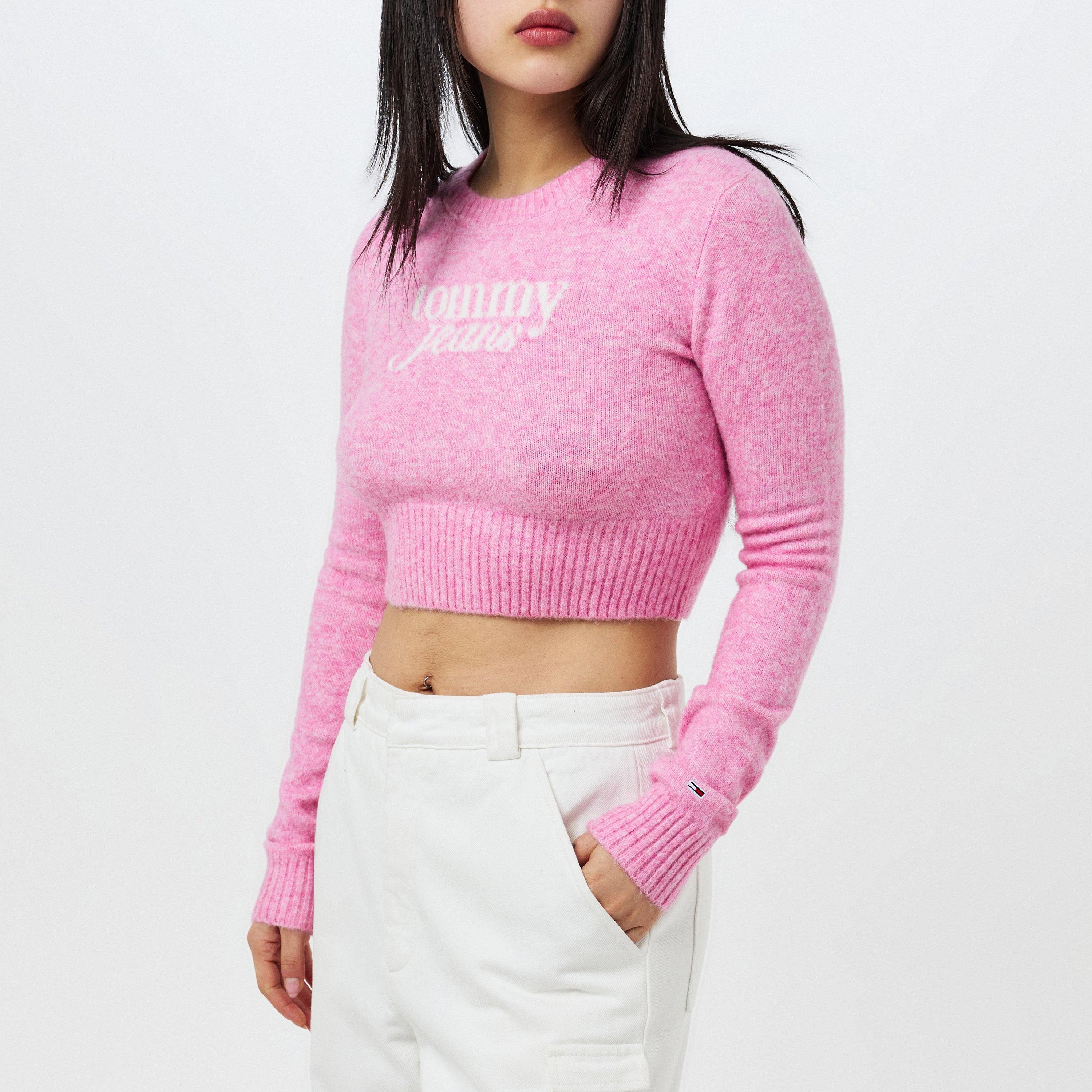 Tommy Jeans TJW CRP SCRIPT SWEATER EXT