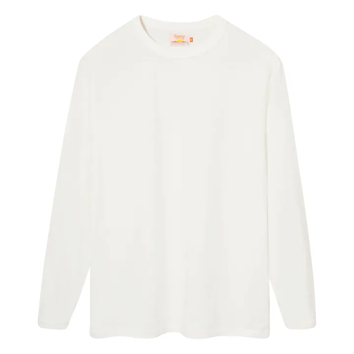 sunray T-shirt Haleiwa Homme Manches Longues Recyclé 260g | Ecru