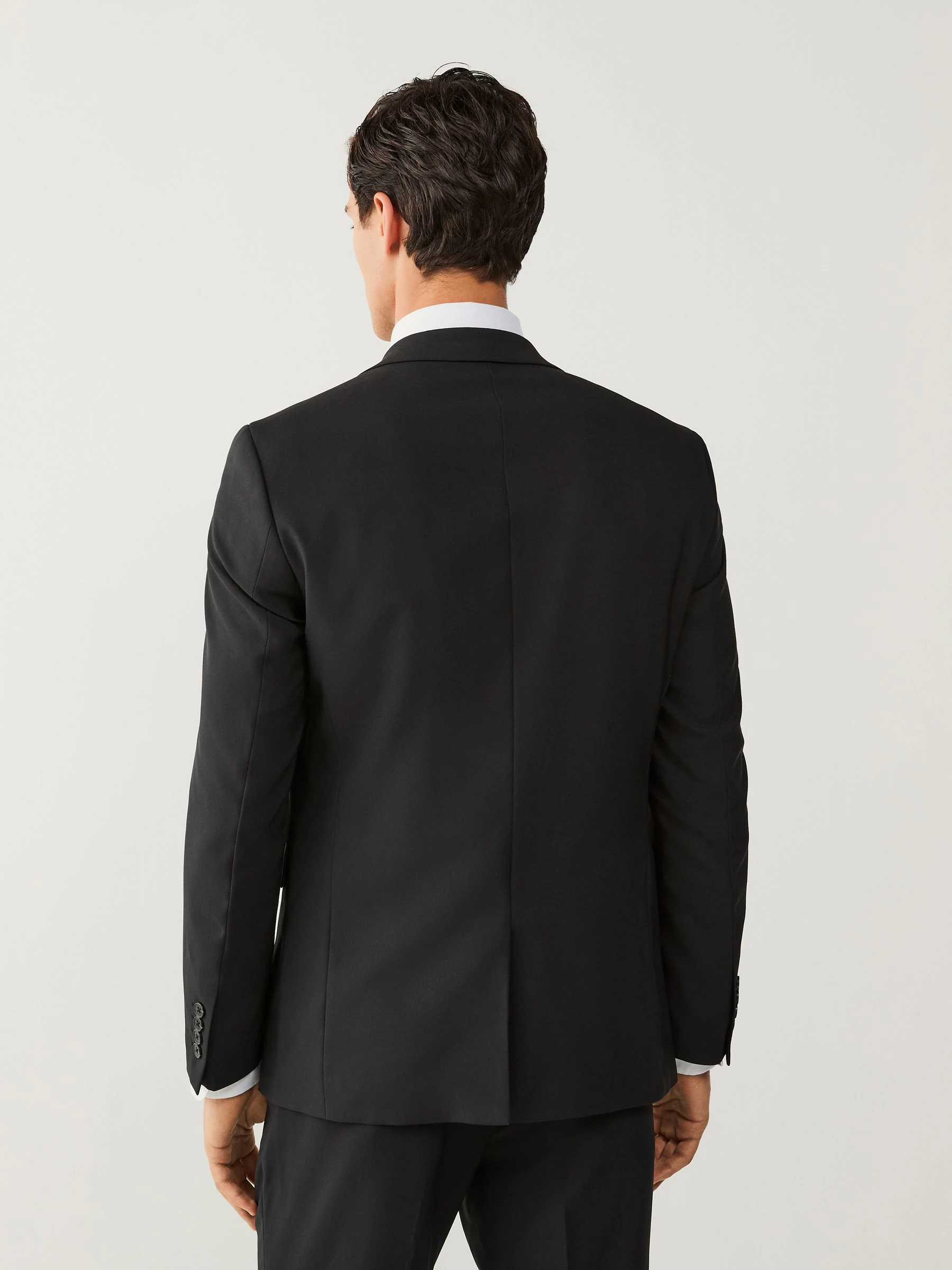 Zwart - Slim Fit - Must-have kostuum: colbert