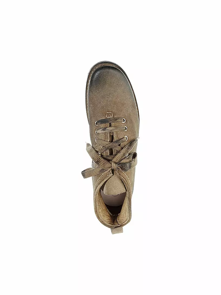 DIRNDL & BUA Trachtenschuhe Lehm braun
