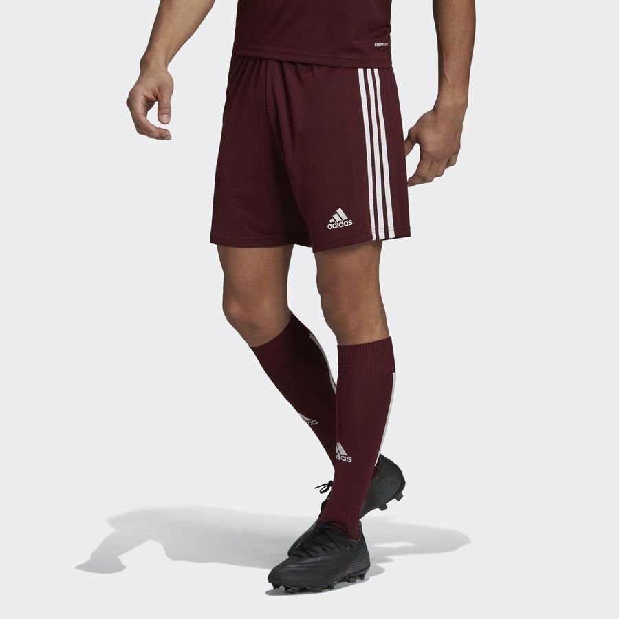 adidas Short Squadra 21 - Bordeaux/Blanc