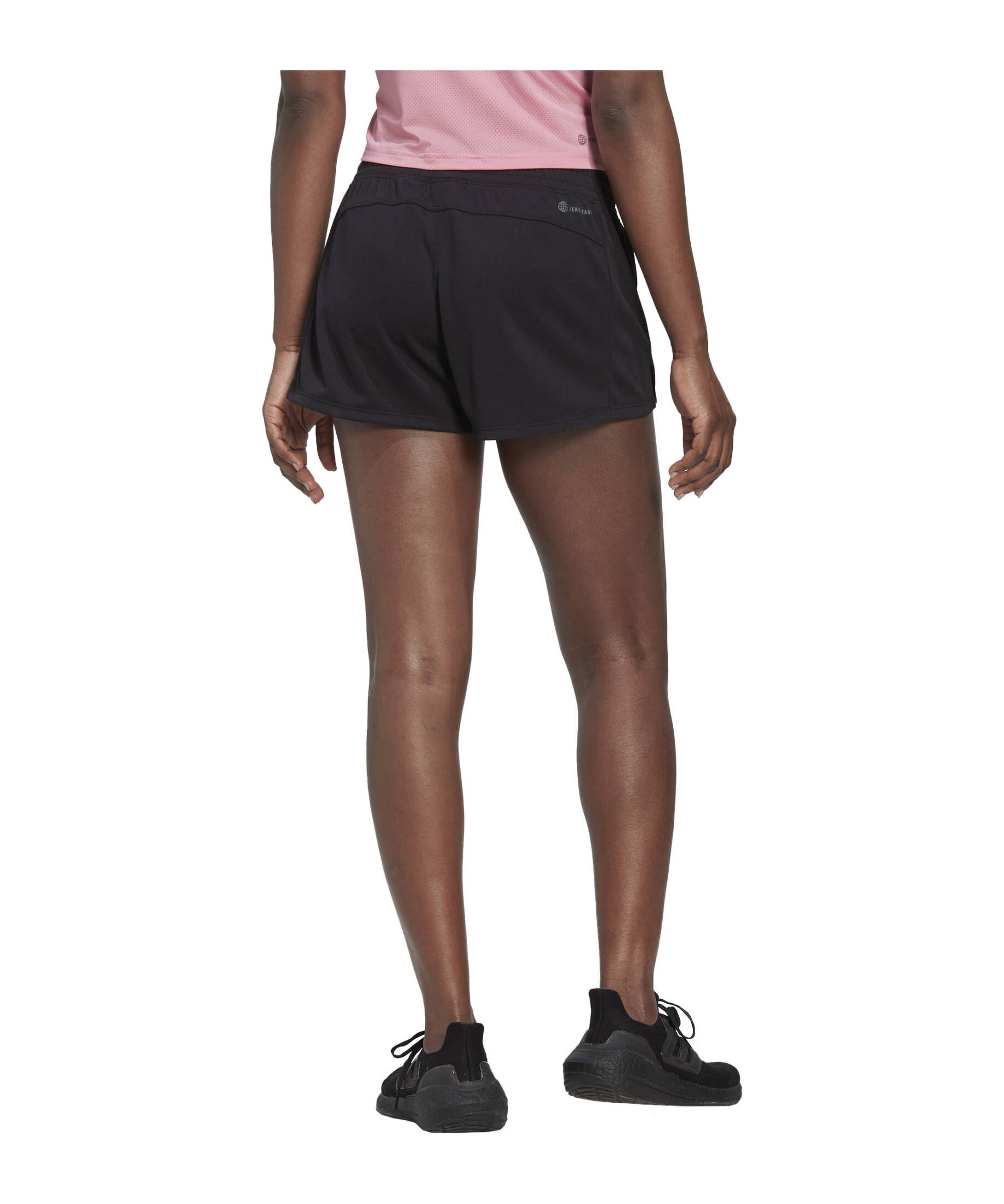 adidas Performance| Damen Running - Textil - Hosen kurz Pacer 3-Bar Knit Shorts Black