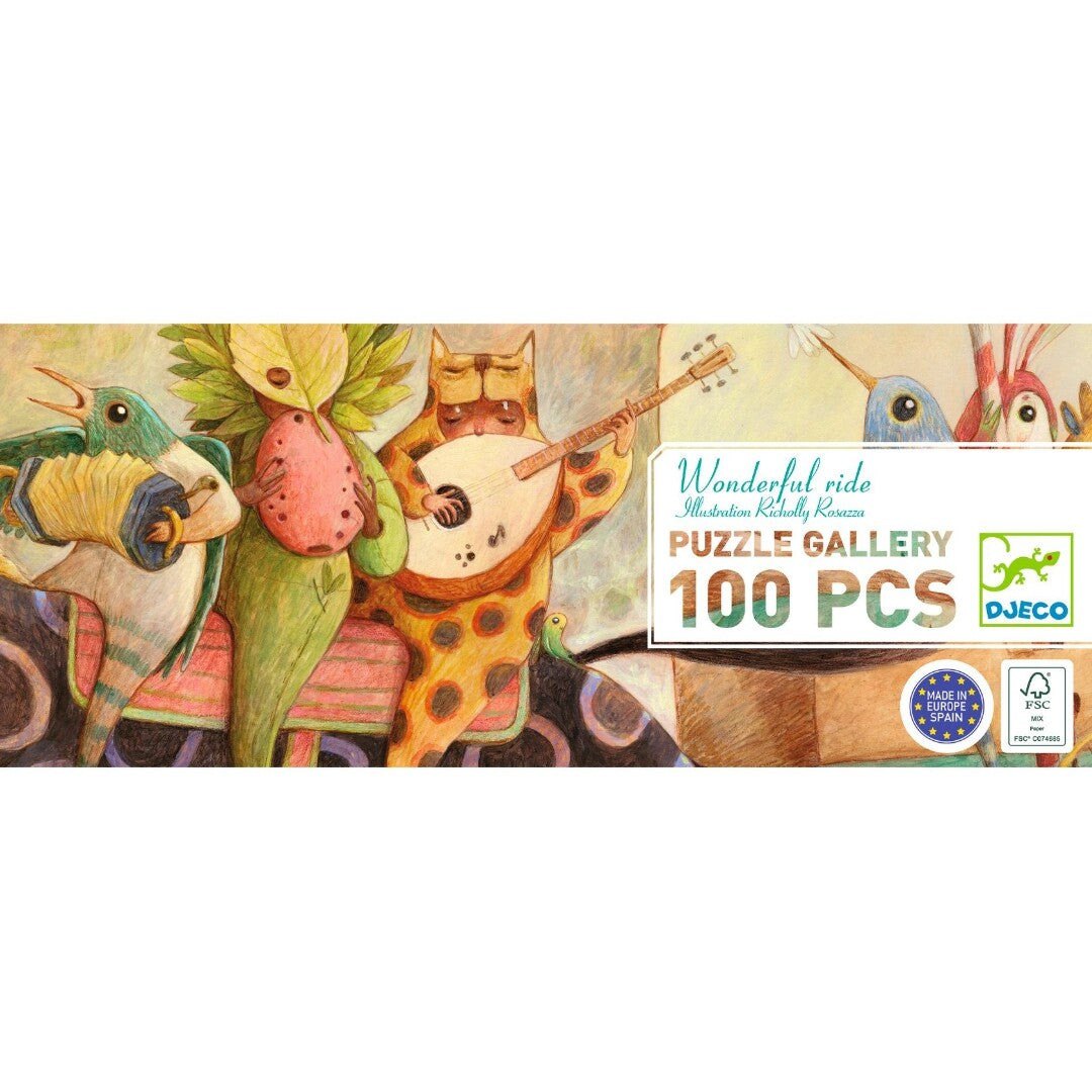 Djeco puzzel wonderful ride - 100st
