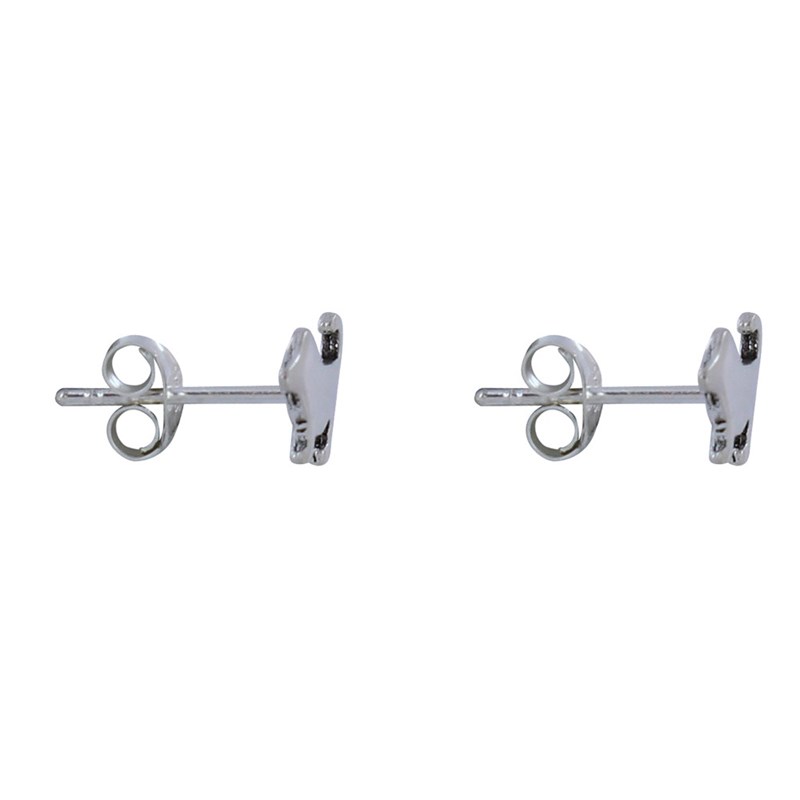Boucles d'Oreilles Argent Clous Chien