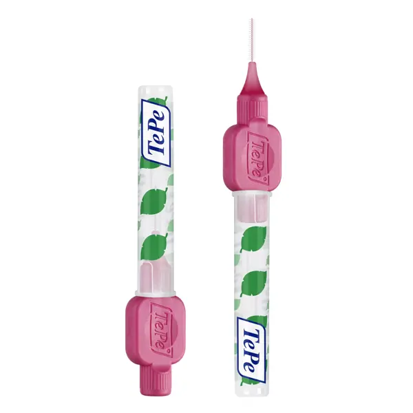 Escova interdental TePe Eco-Responsible ISO 0 / 0,40 mm, pacote com 6 unidades.