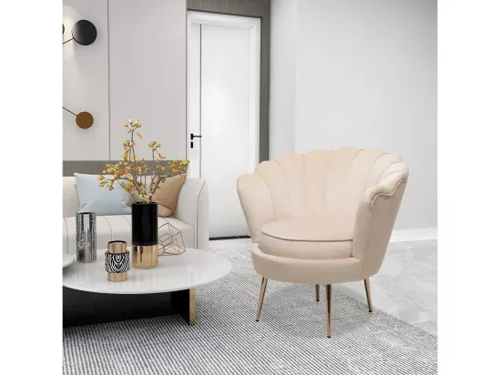 Fauteuil en velours 