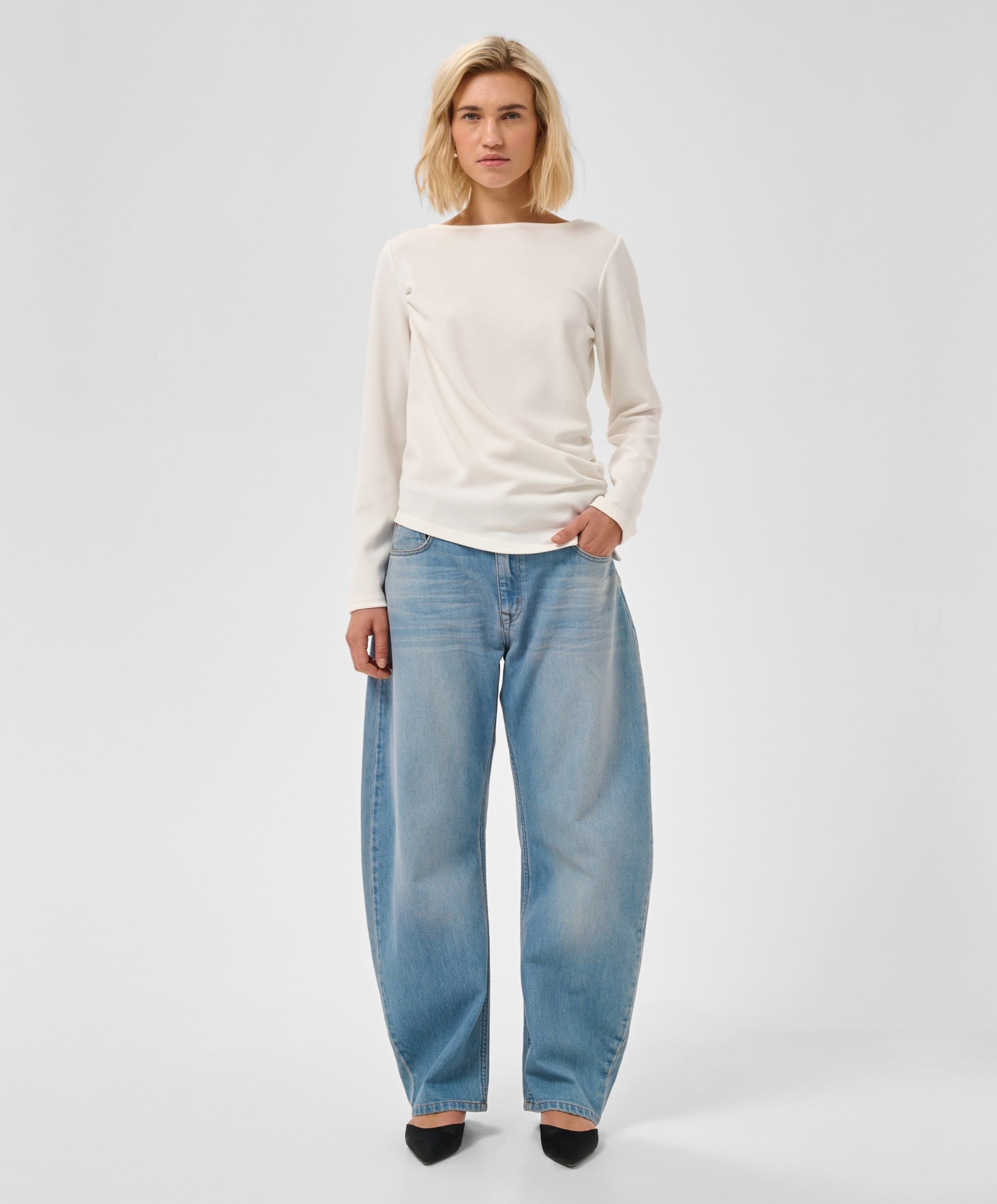 My Essential Wardrobe Dames longsleeve ecru
