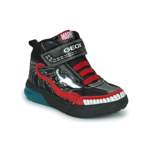 Geox - J GRAYJAY BOY D - Noir / Rouge