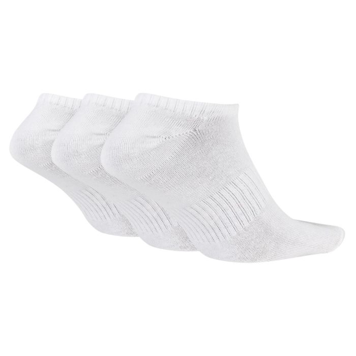 Nike Unisex Strømper Everyday Lighweight No-Show Socks 3-Pack Hvid