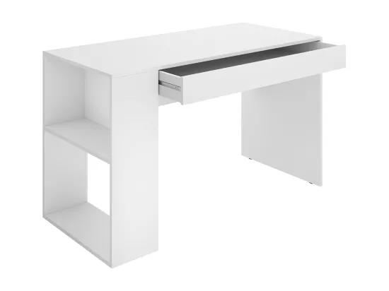 Ensemble de lit gigogne avec 2 tiroirs + Table de nuit + armoire pour enfant coloris chêne naturel, blanc