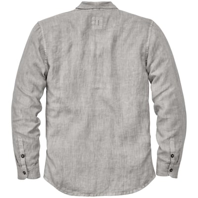 Herren-Leinenhemd, Graumelange