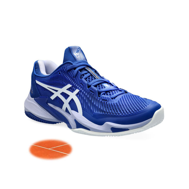 Asics Court FF 3 Novak Clay bleu