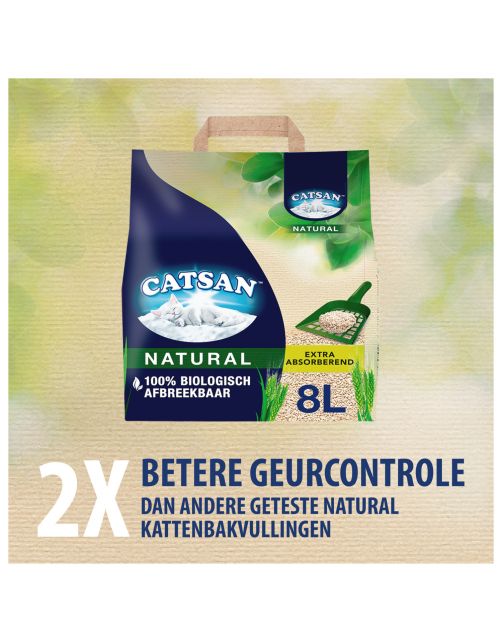 Catsan Natural - Kattenbakvulling - 8 l