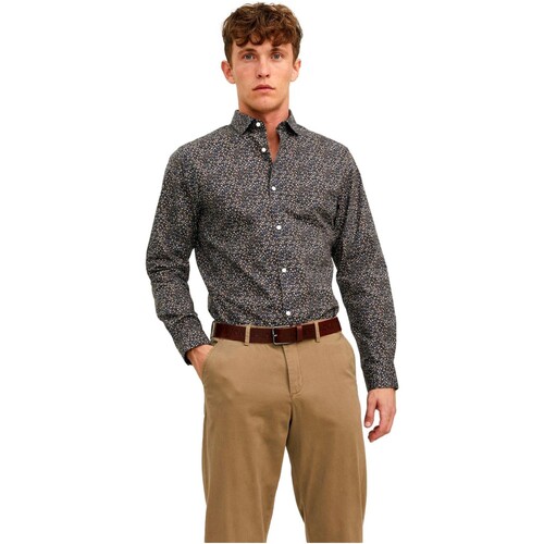 Jack & Jones - CAMISA SLIM FIT HOMBRE JACK & JONES 12237914 Azul