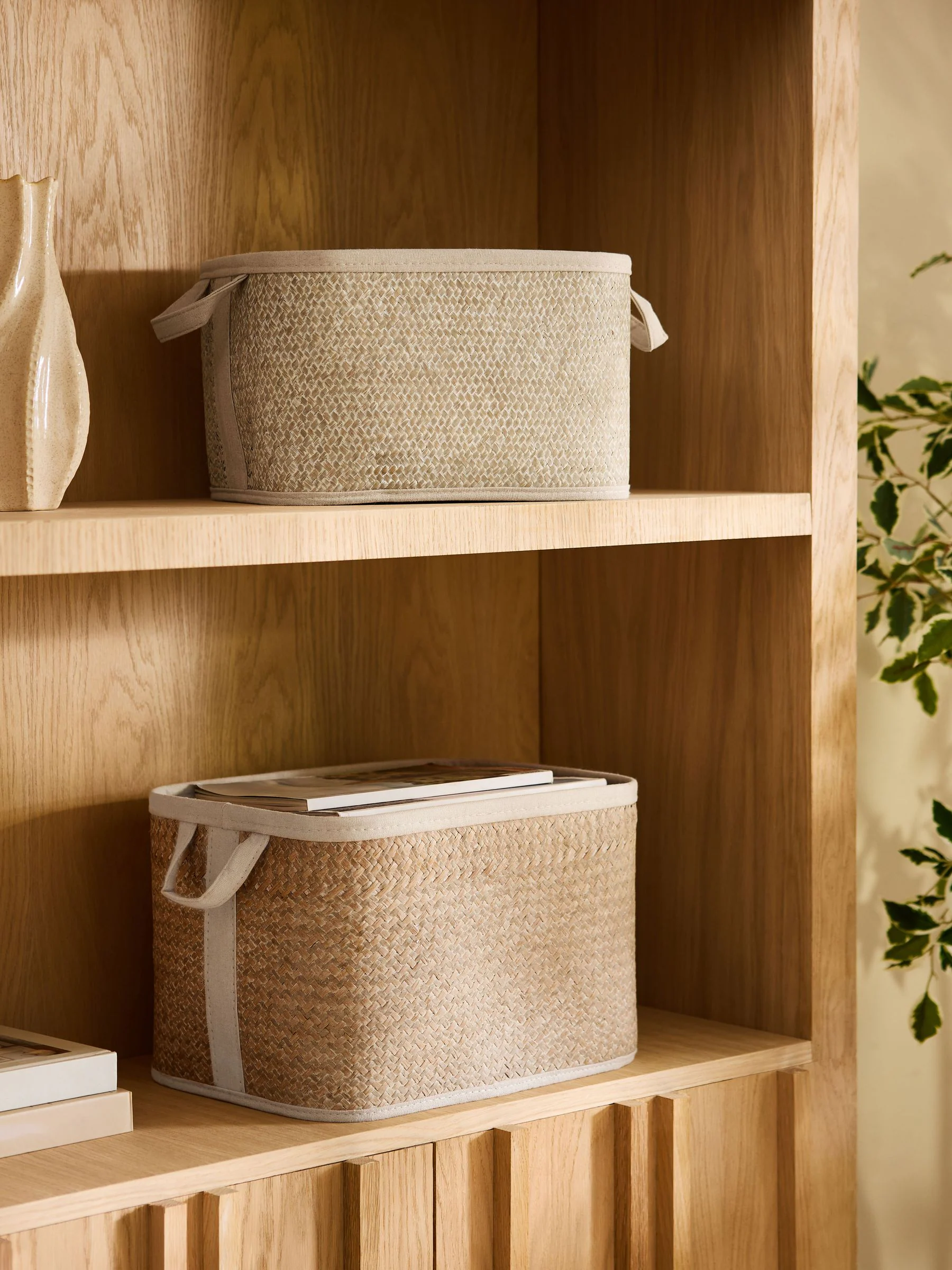 Herringbone Storage Basket