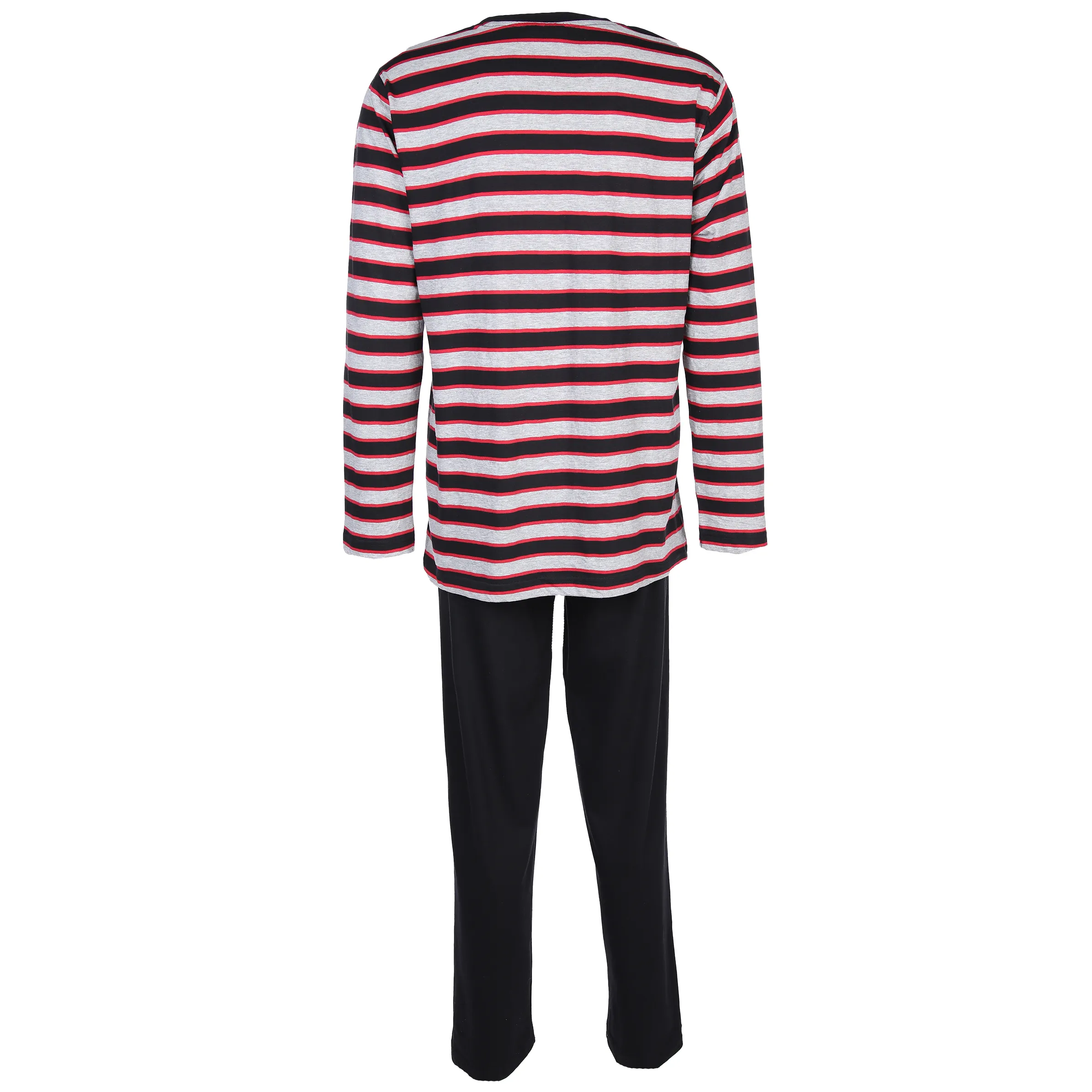 Herren Pyjama in gestreifter Optik