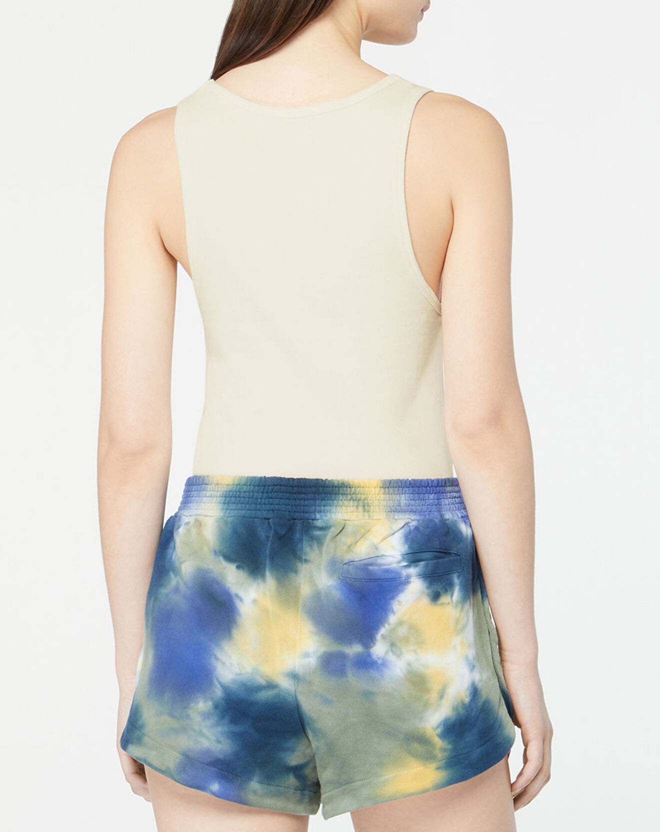 Element Crop-Top 100% Coton Bio Tank Smile écru