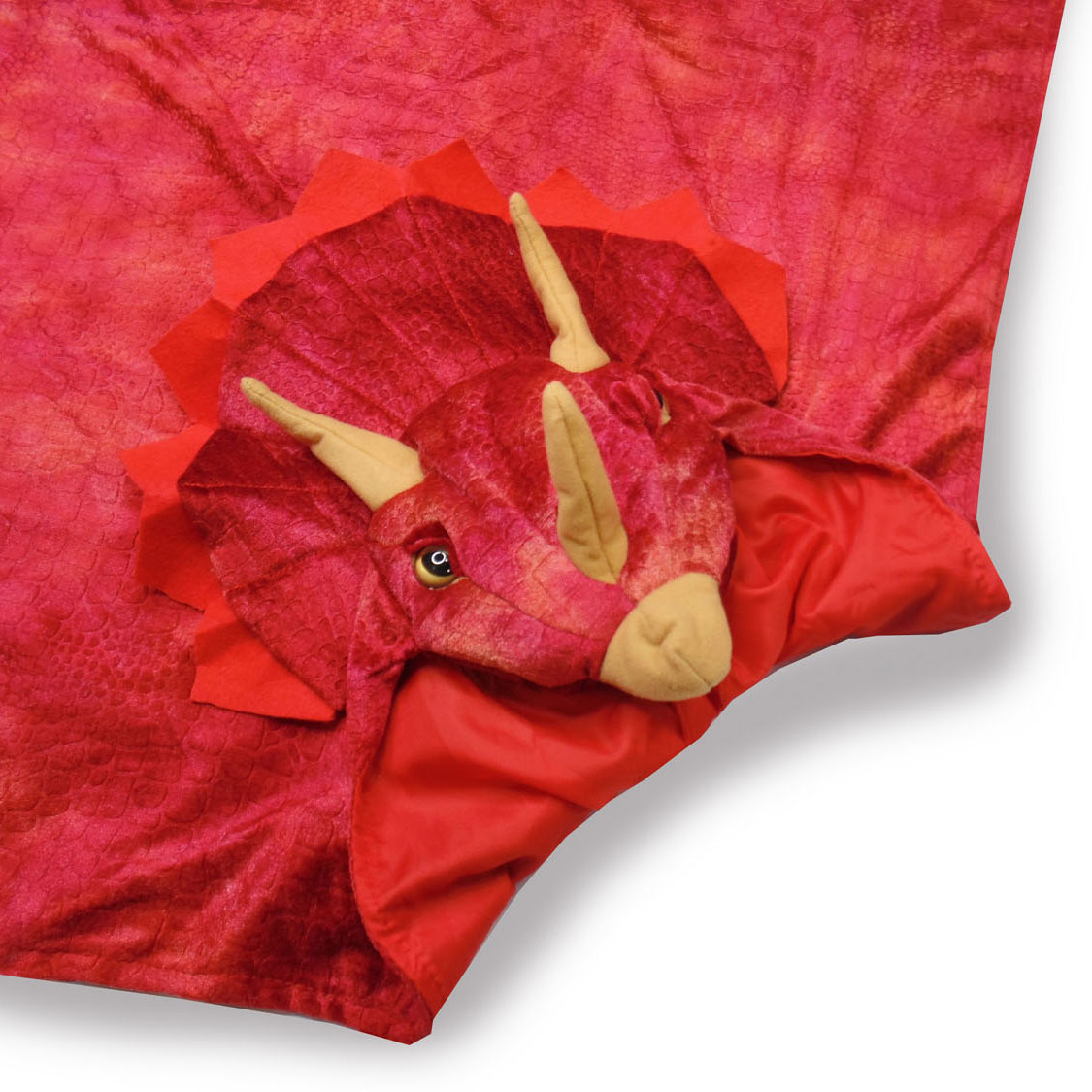 Cape Dinosaurus Triceratops Rood, 4-5 jaar