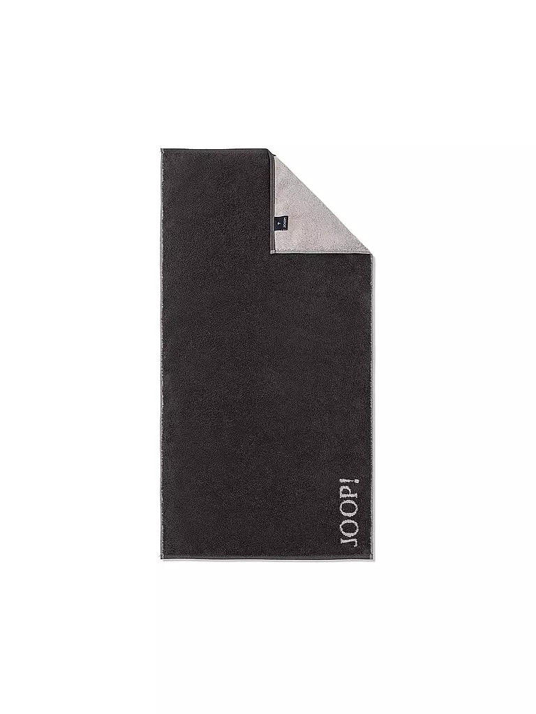 JOOP Handtuch 50x100cm DIVEDED DOUBLEFACE Stein grau
