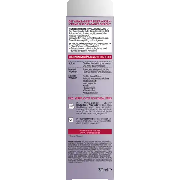 Revitalift Filler Augencreme für das Gesicht