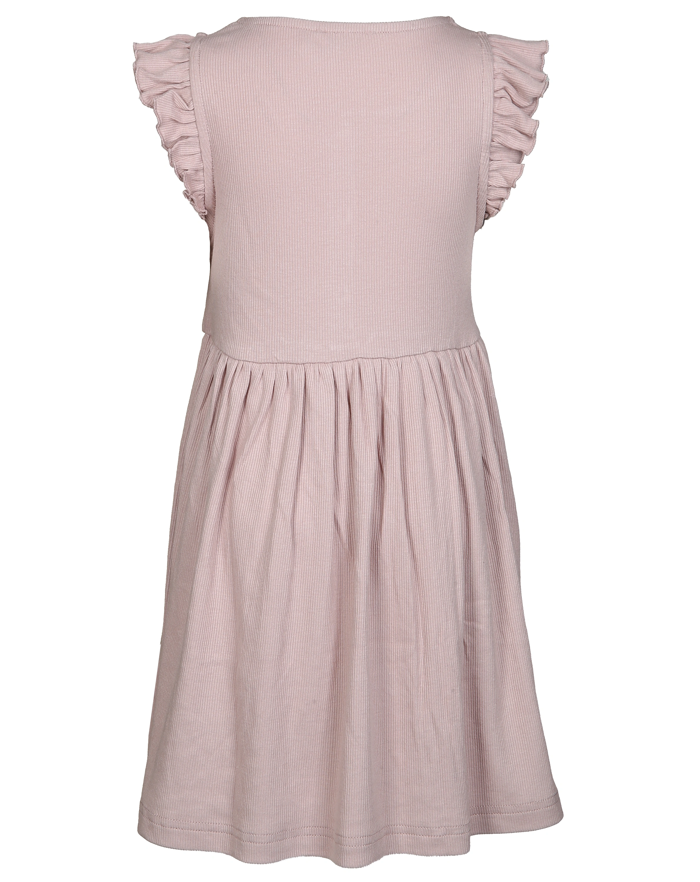 Kurzarmkleid DOVA FRILL in faded rose