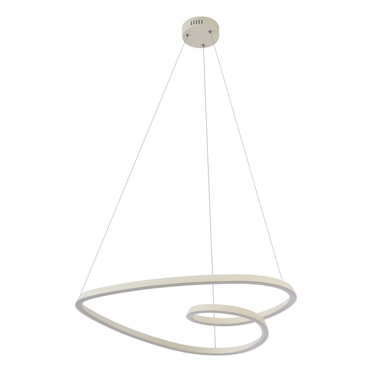 Scandinavische hanglamp beige 72cm incl. LED 3-staps dimbaar - Circuit