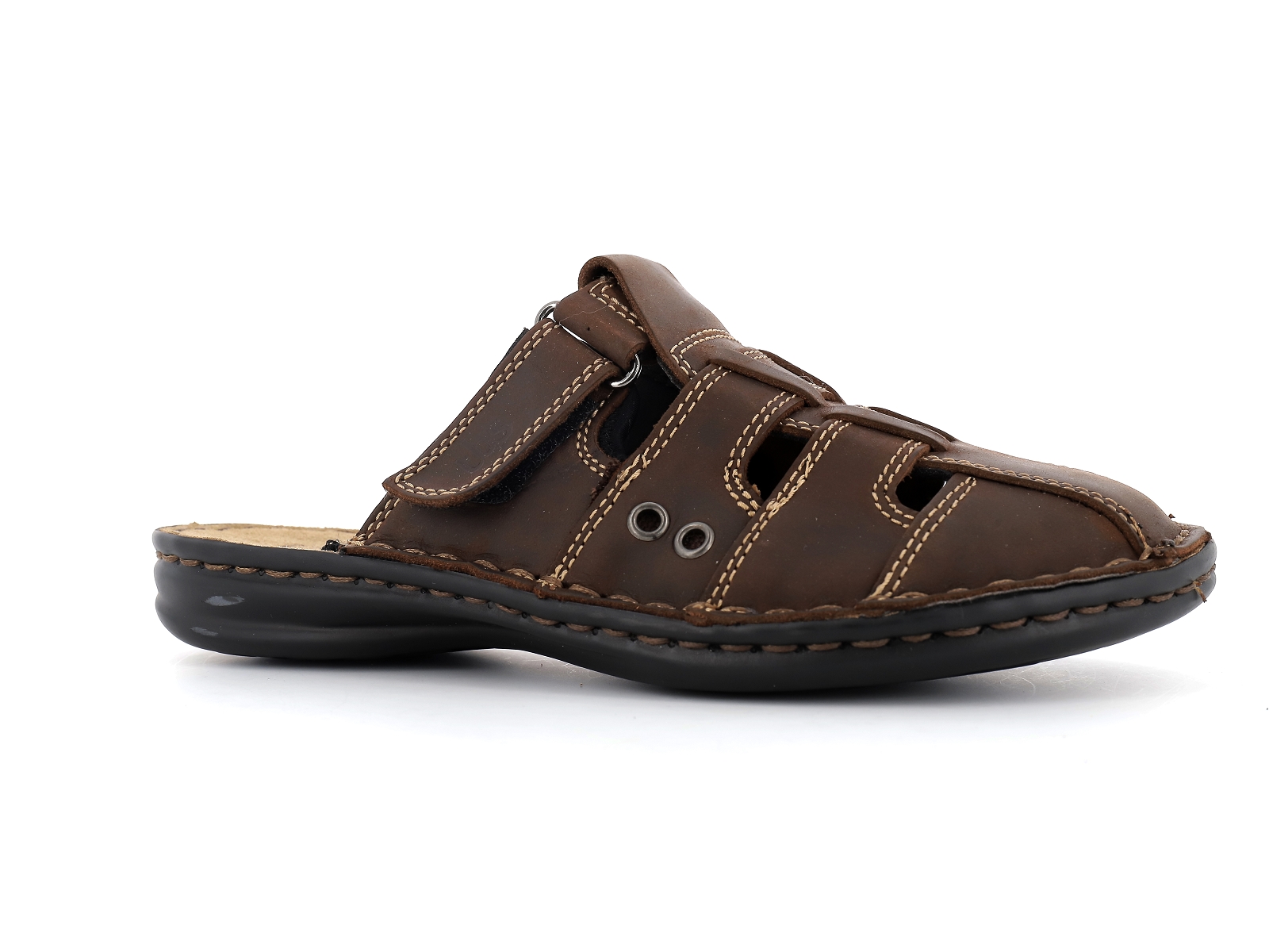 Tbs-BASSOA Cuir gras Marron Foncé