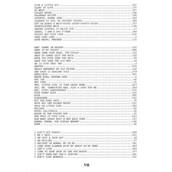 Edition Dux Das Ding 1 Kultliederbuch