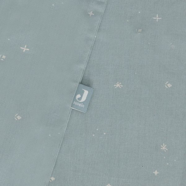 Jollein Twinkling Dekbedovertrek - 100 x 140 cm - Sea Green