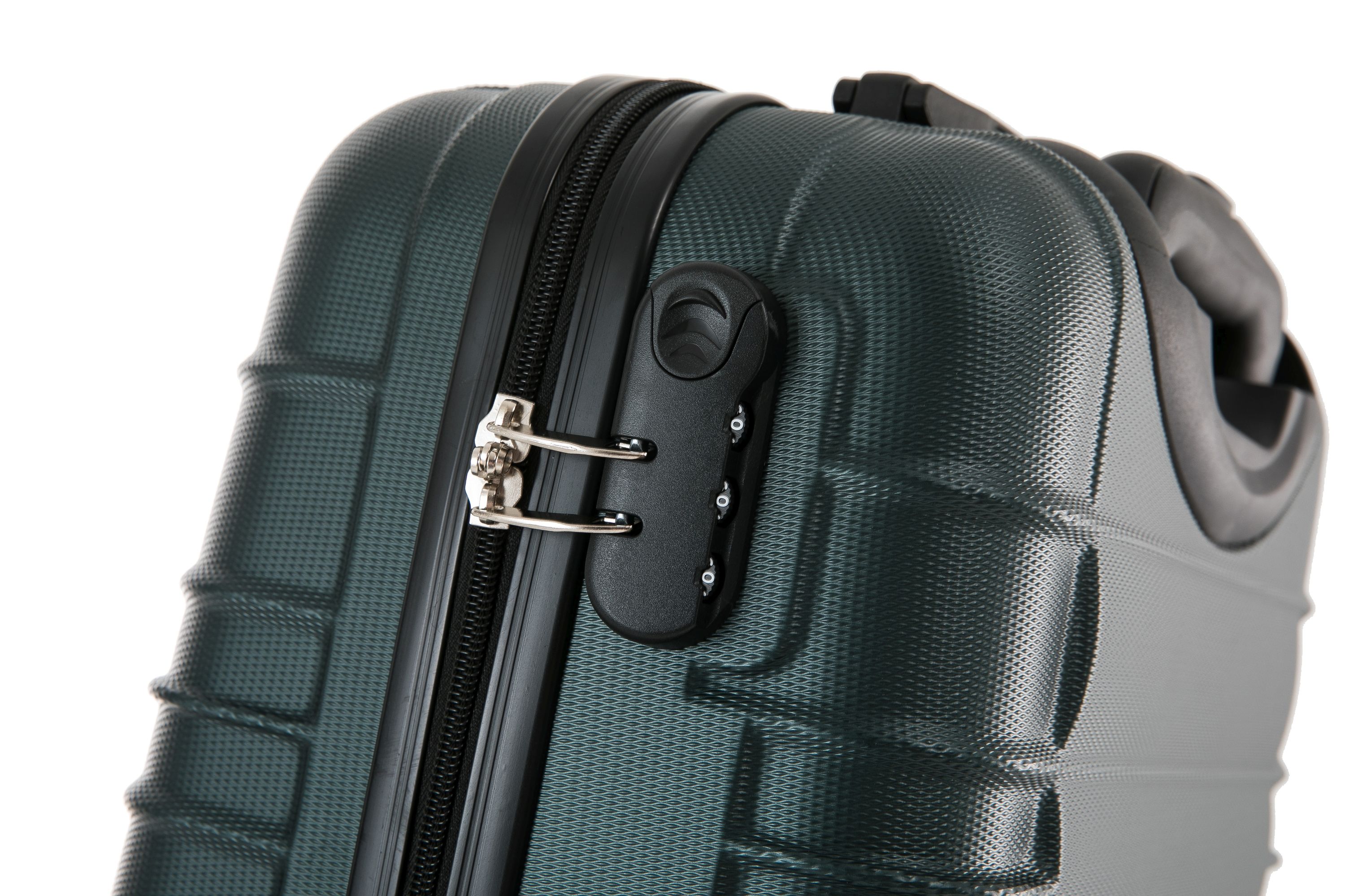Reisekoffer Hartschalenkoffer AVA 5er Set smaragd