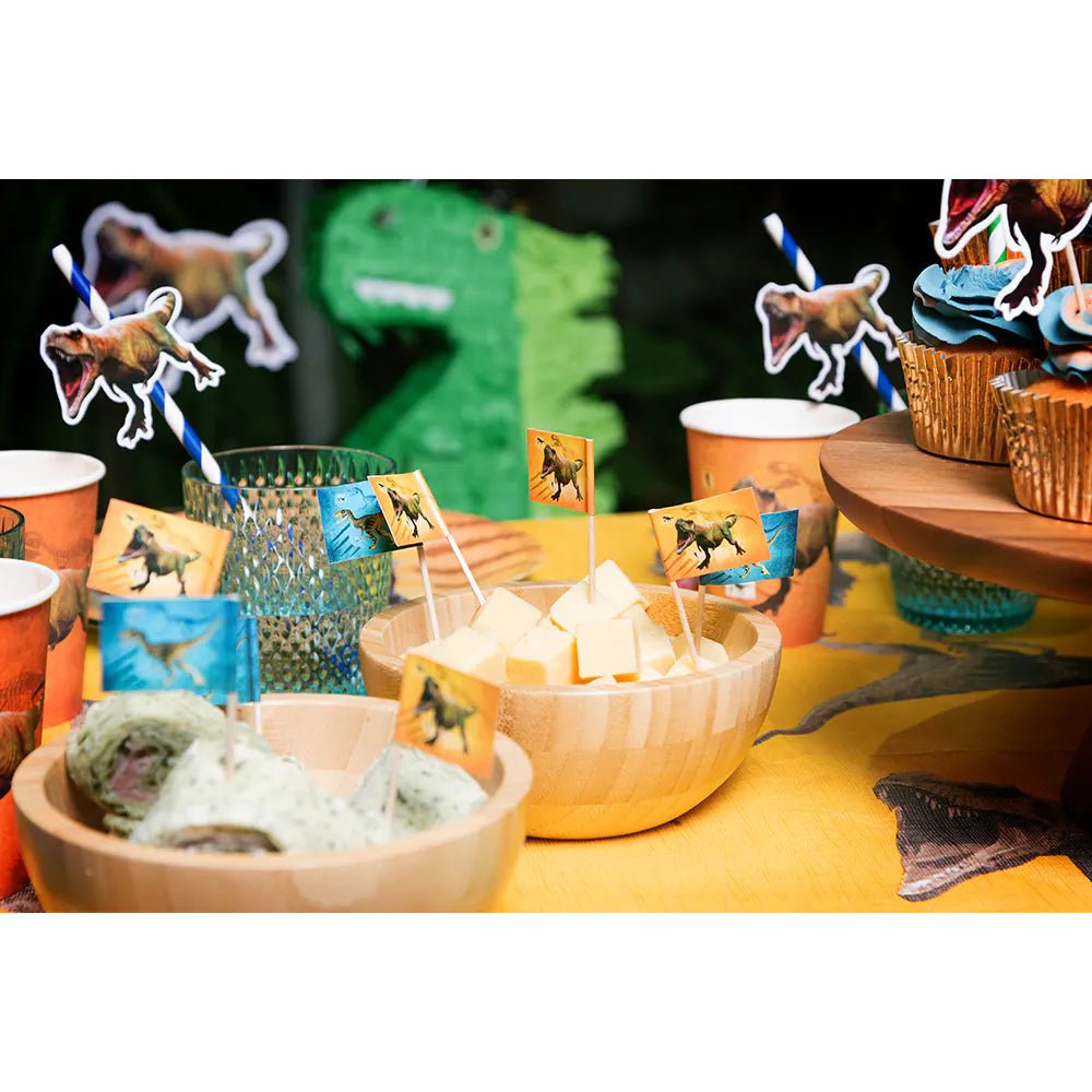 Dinosaurus Banner Happy Birthday