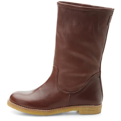 Damen-Lederstiefel, Braun
