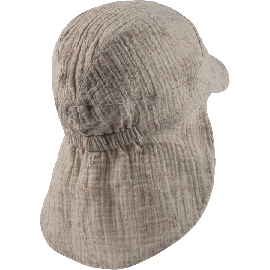 Sterntaler Schirmmütze mit Nackenschutz Gräser beige