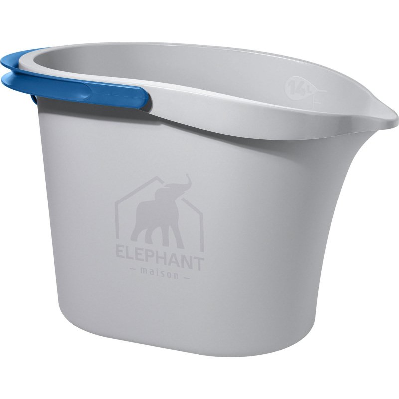 Seau design Eléphant, 14 L